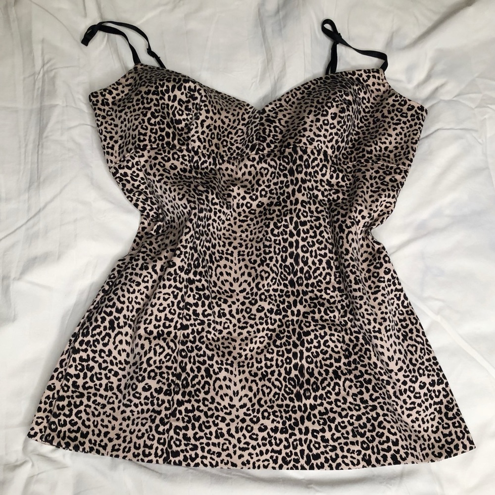 Y2k Bebe Leopard Print Cami - image 1